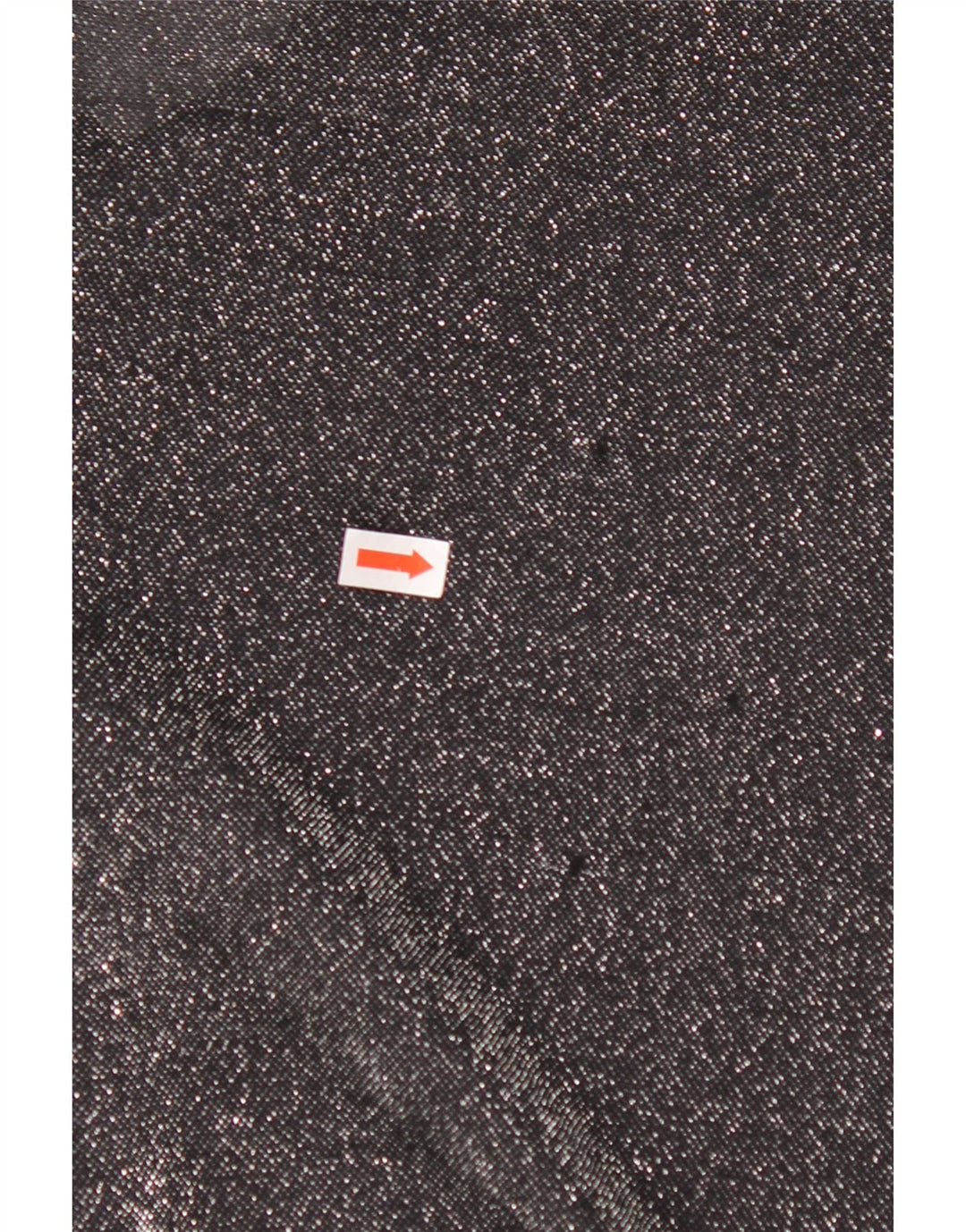 VINTAGE Übergroße Damen-Hemdbluse UK 16 Großes schwarz geflecktes Polyester