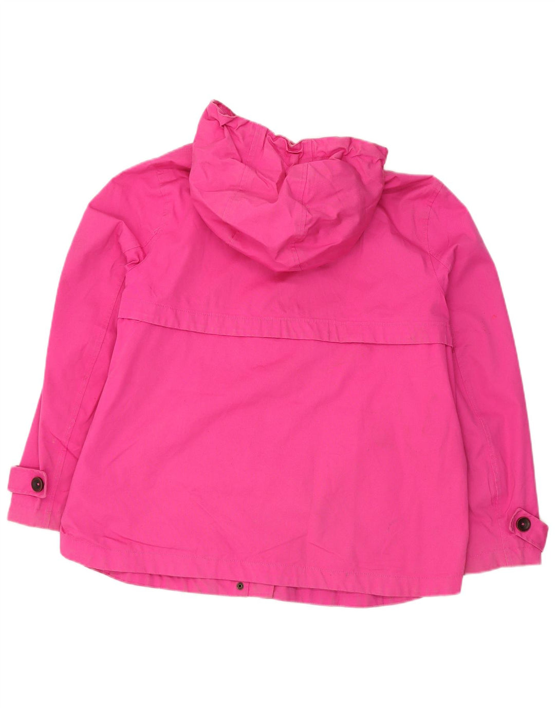 JOULES Damen Regenjacke mit Kapuze UK 18 XL Rosa Baumwolle