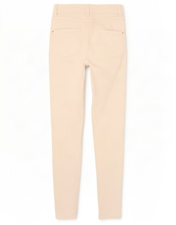 Marks & Spencer Damen Jegging-Jeans UK 10 Small W28 L30 Weiße Baumwolle