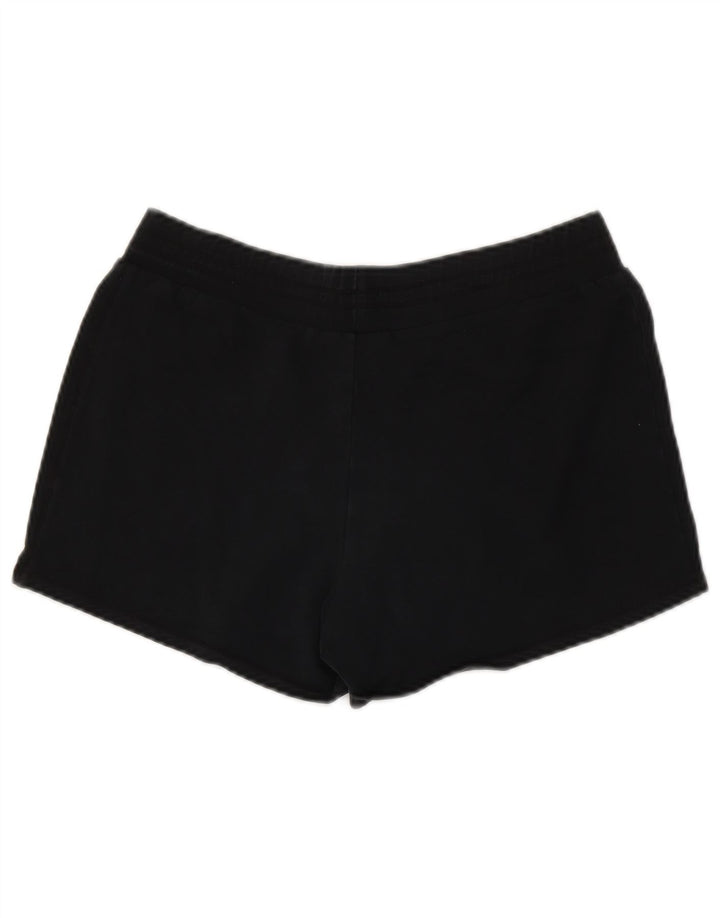 Puma Damen Sportshorts UK 14 Medium Schwarz Baumwolle