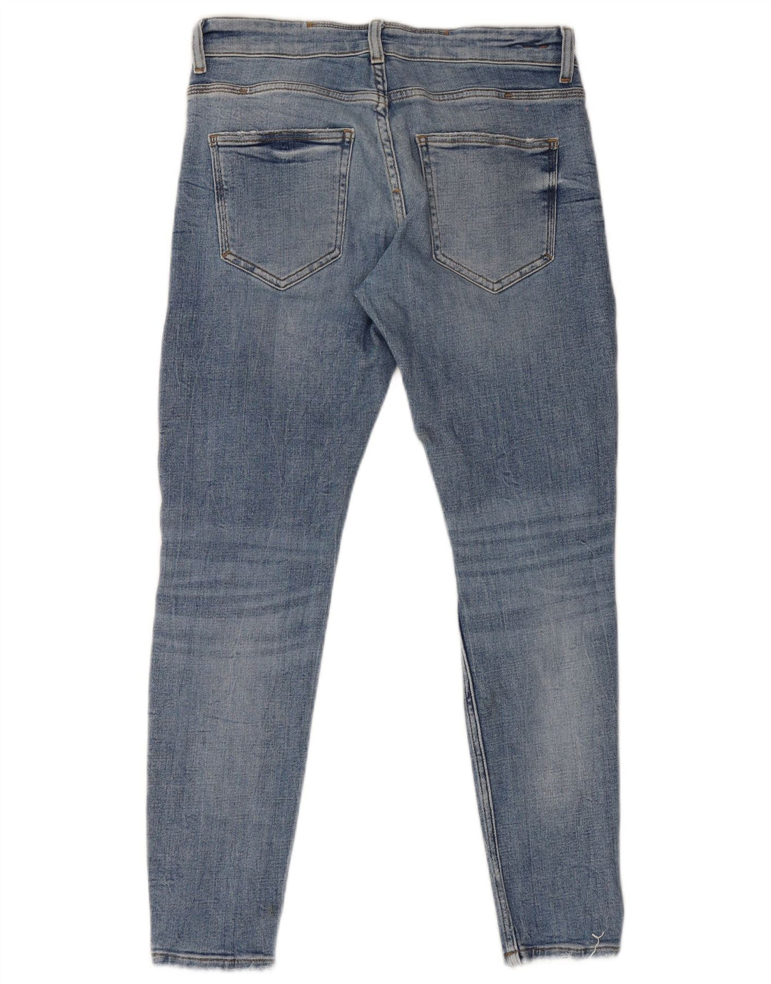 Zara Herren Distressed Skinny Jeans EU 40 Mittel W31 L29 Blau