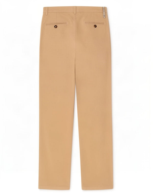 Trussardi Mens Straight Chino Trousers IT 46 Small W28 L33 Beige Cotton