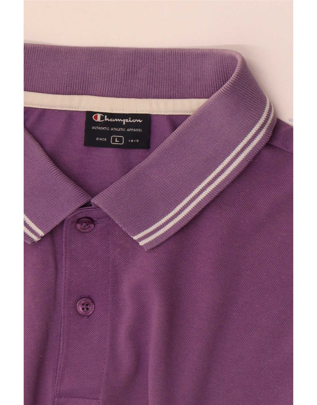 Champion Herren Poloshirt Large Lila