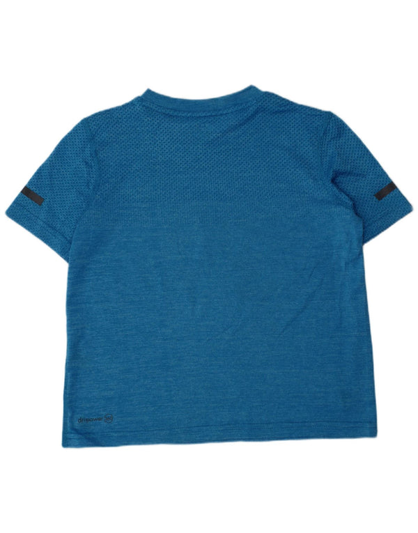 Russell Athletic Dri-Power T-Shirt für Jungen, 6–7 Jahre, klein, blau gefleckt