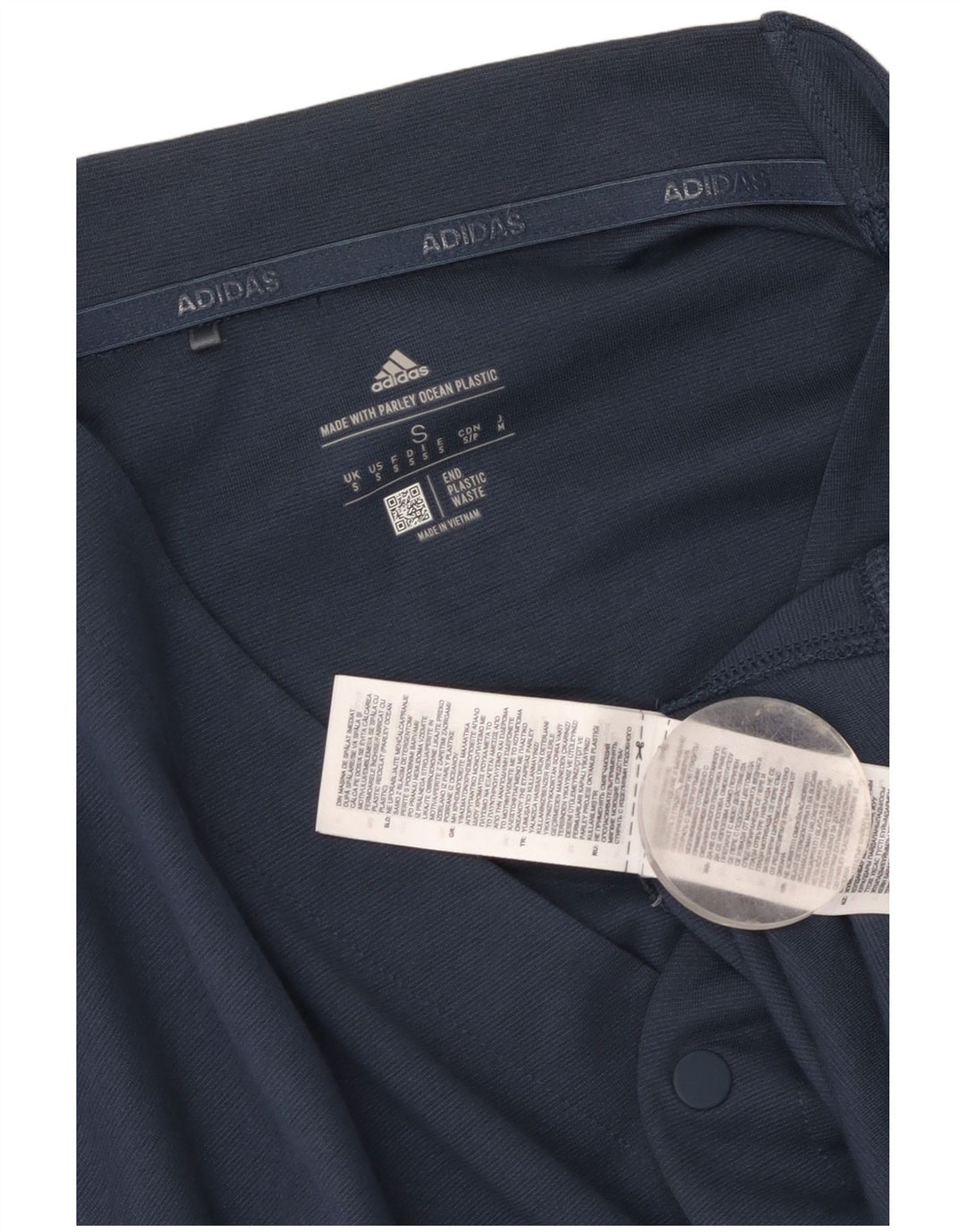 Adidas Herren-Trainingsanzug-Oberteil, Jacke, Größe S, marineblau, Baumwolle