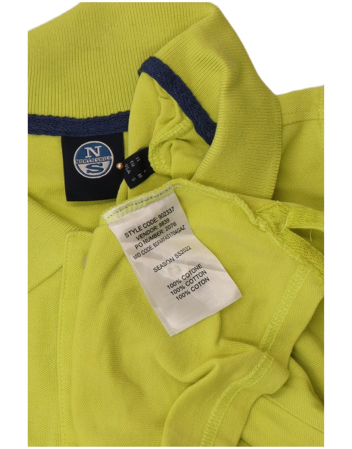 NORTH SAILS Herren-Poloshirt aus mittelgrüner Baumwolle
