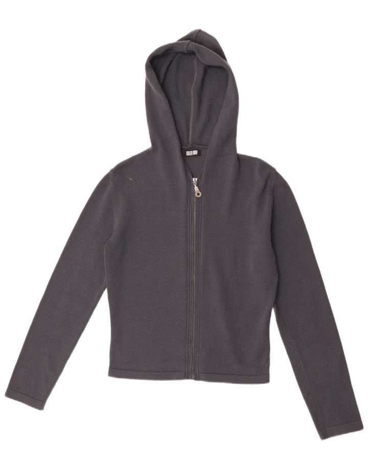 Killer Loop Damen-Strickjacke mit Kapuze, mittelgroß, Marineblau, Gr. 12