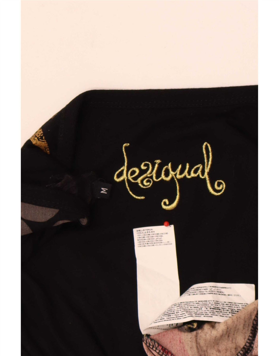 Desigual Womens Graphic A-Line Dress UK 12 Medium Mehrfarbig Geometrisch