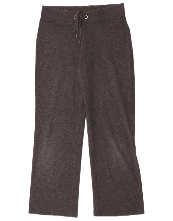 Marks & Spencer Womens Tracksuit Trousers UK 10 Small  Grey Cotton