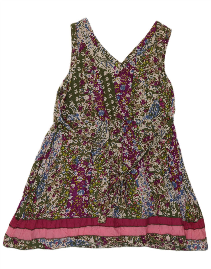 Joe Browns Ärmelloses Tunika-Oberteil für Damen, Größe S, mehrfarbig, Blumenmuster