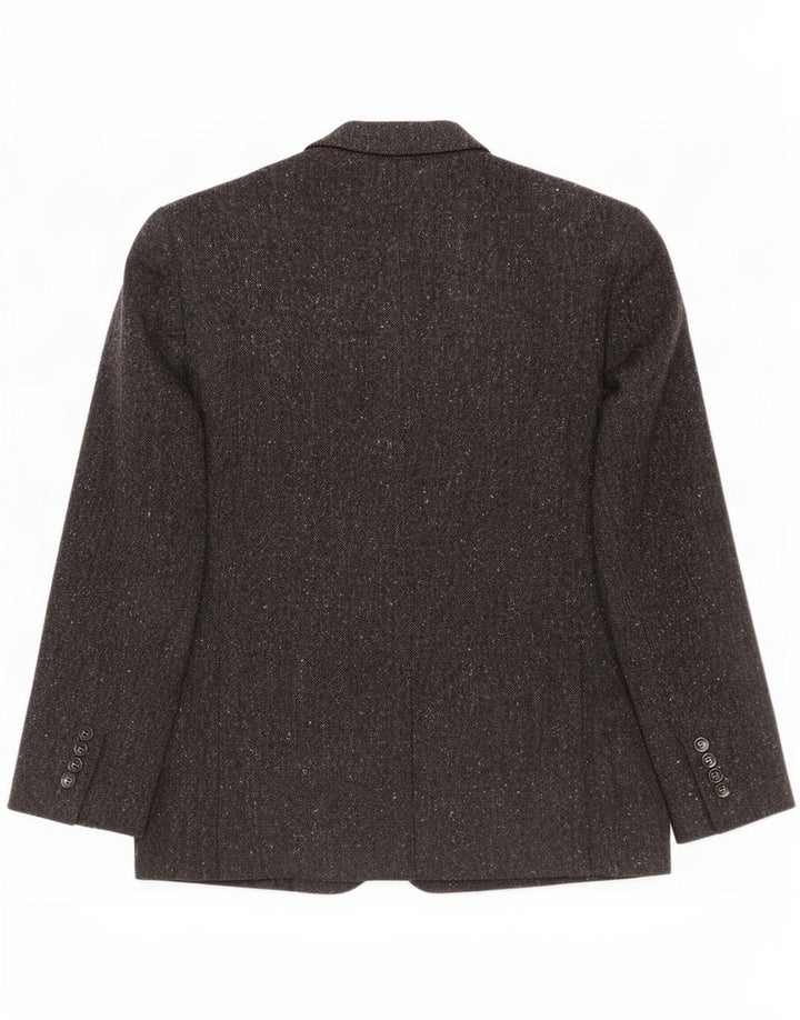 Magee Herren kurze 2-Knopf-Blazerjacke Größe 40 Mittelgrau meliert