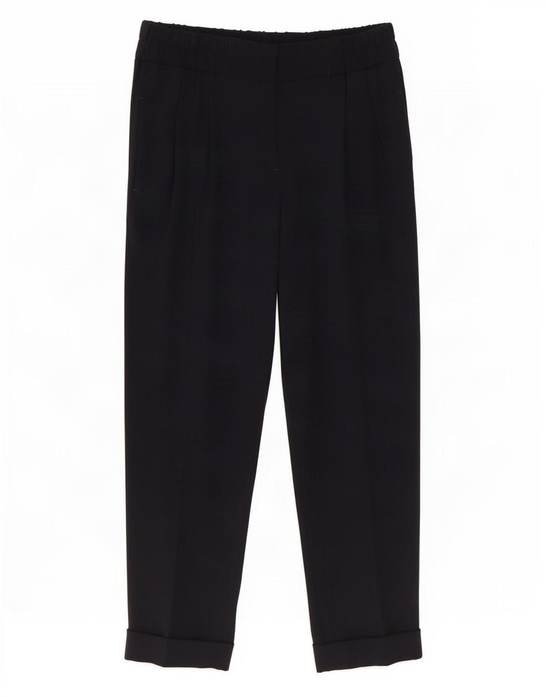Massimo Dutti Damen Kurze Hose EU 40 Medium W30 L25 Schwarze Viskose