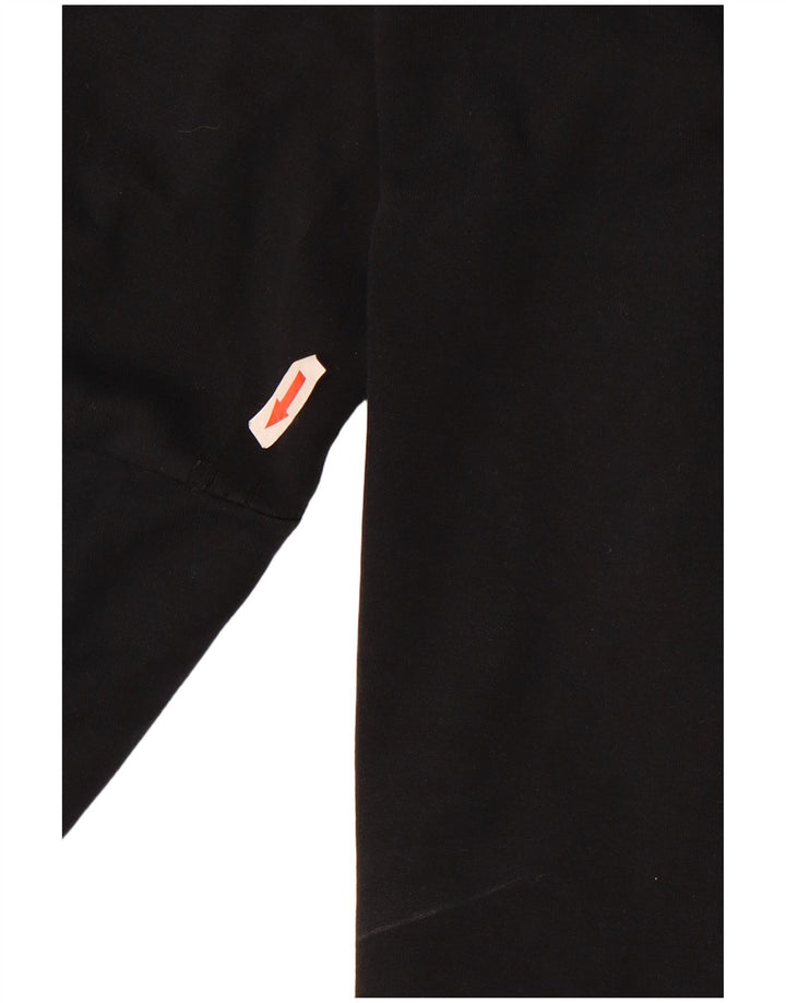 Puma Herren-Sweatshirt-Pullover, Mittelschwarz, Farbblock-Polyester