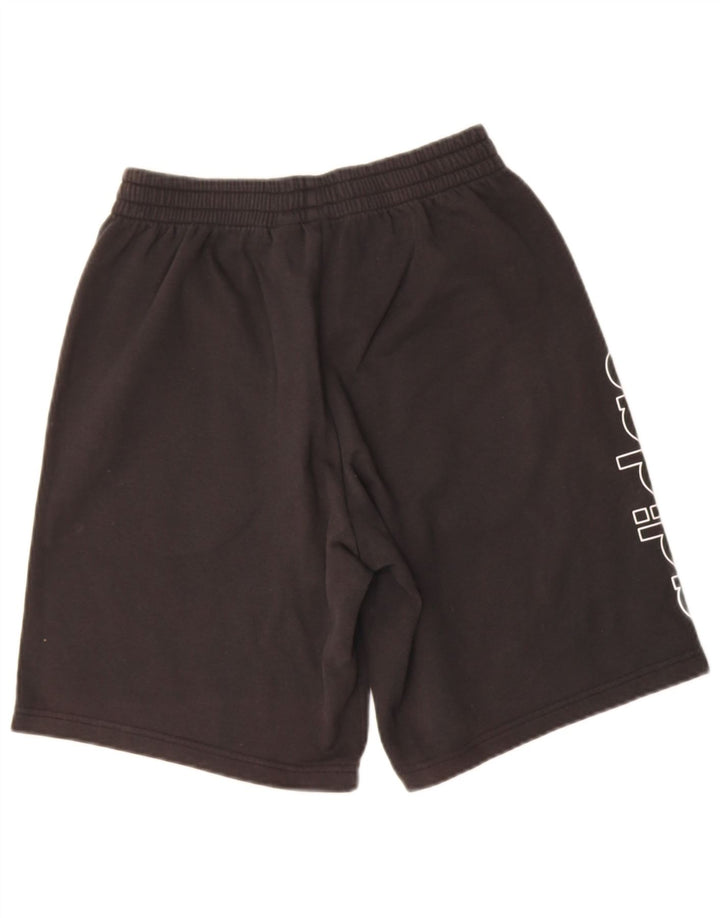ADIDAS Mens Graphic Sport Shorts Small  Black Cotton
