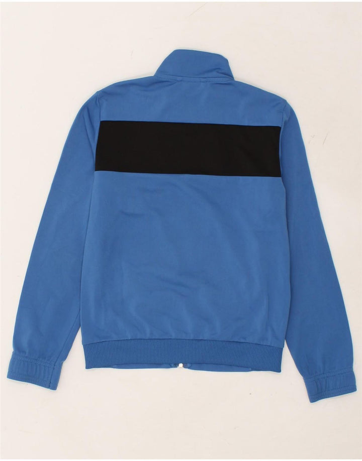 PUMA Boys Graphic Tracksuit Top Jacket 9-10 Years  Blue Colourblock Vintage Puma and Second-Hand Puma from Messina Hembry 