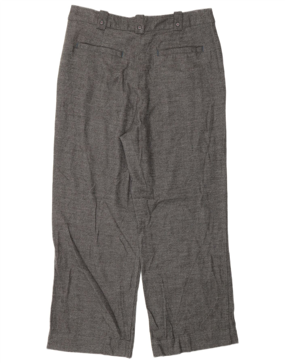 WHITE STUFF Damen Gerade Freizeithose UK 16 Large W34 L29 Grau