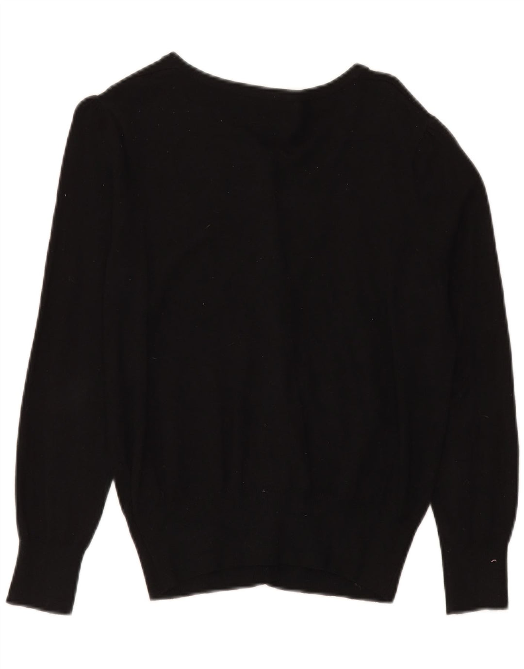 Marks & Spencer Damen-Cardigan-Pullover UK 14 Mittelschwarze Viskose
