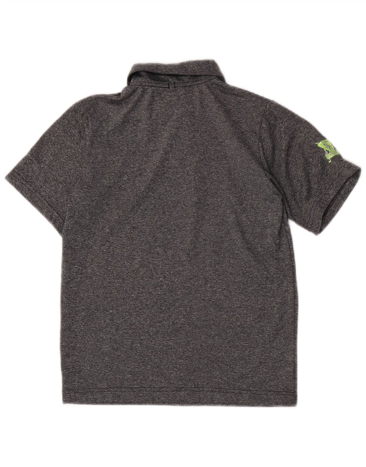 Nike Dri-Fit-Poloshirt für Jungen, 8–9 Jahre, Größe S, graues Colourblock-Polyester