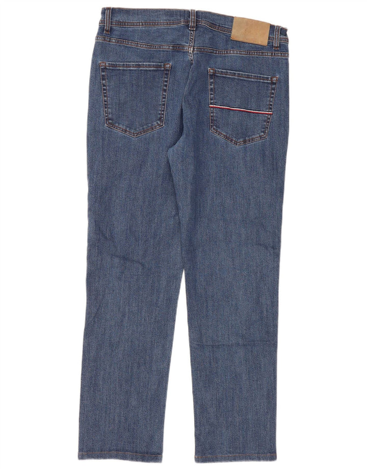 Tommy Hilfiger Damen Straight Jeans W36 L28 Blaue Baumwolle