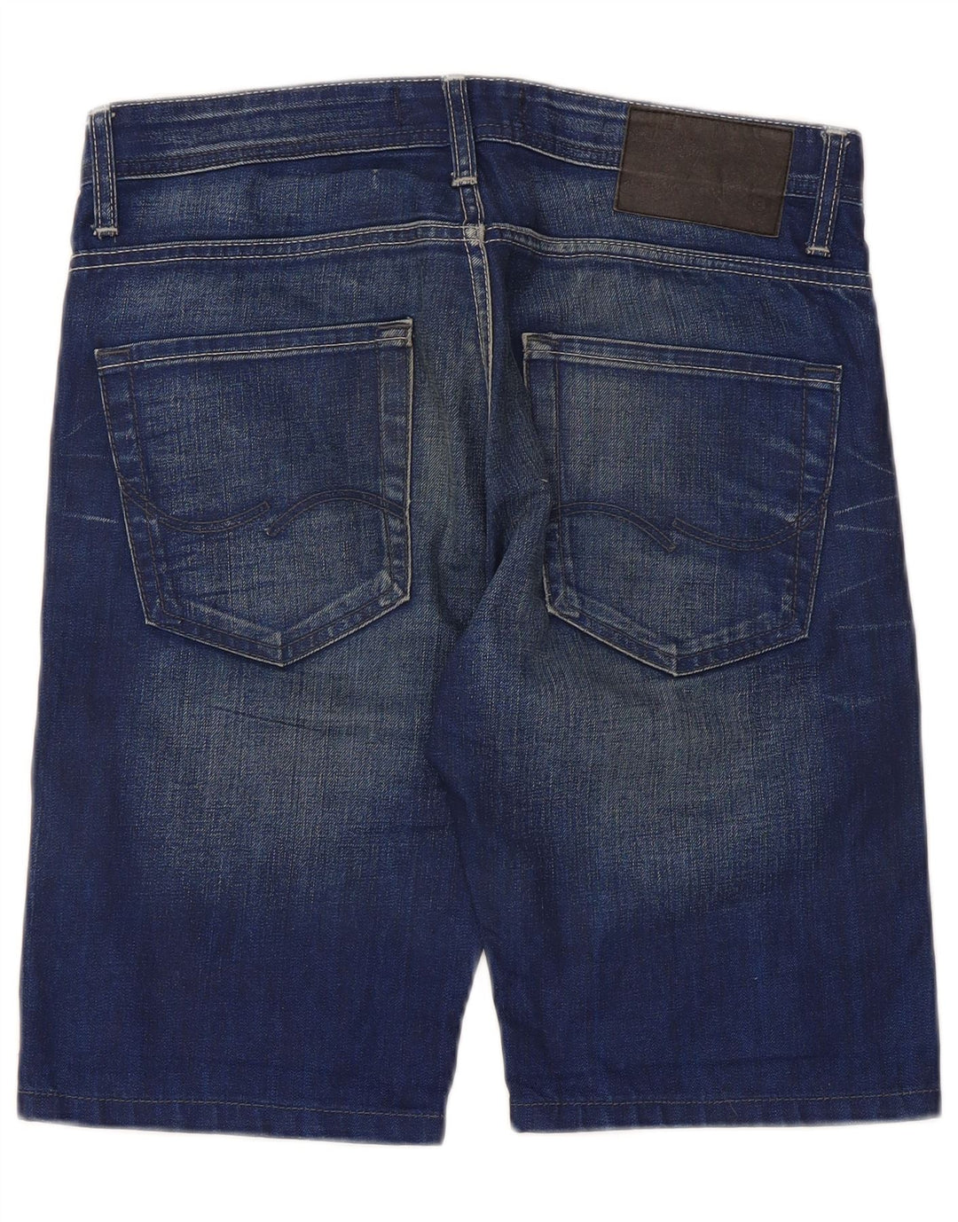 Jack & Jones Herren-Jeansshorts mit normaler Passform, Größe S, W32, Blau, Baumwolle