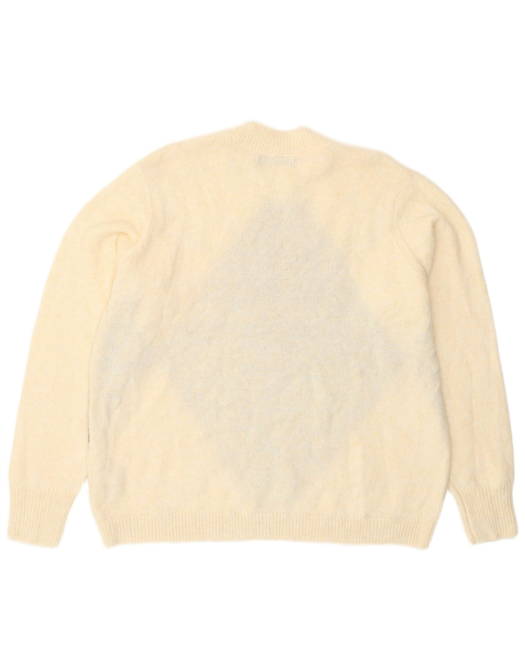Marks & Spencer Damen-Pullover mit Rundhalsausschnitt, Gr. 40, Gr. 16, gebrochenes Weiß