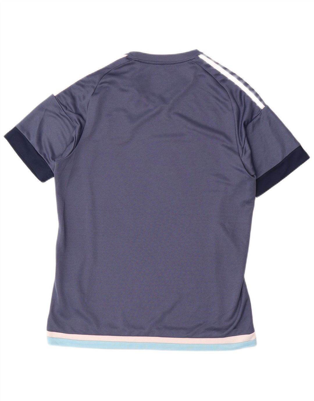 Adidas Herren Climalite T-Shirt Top Medium Marineblau Colourblock Polyester