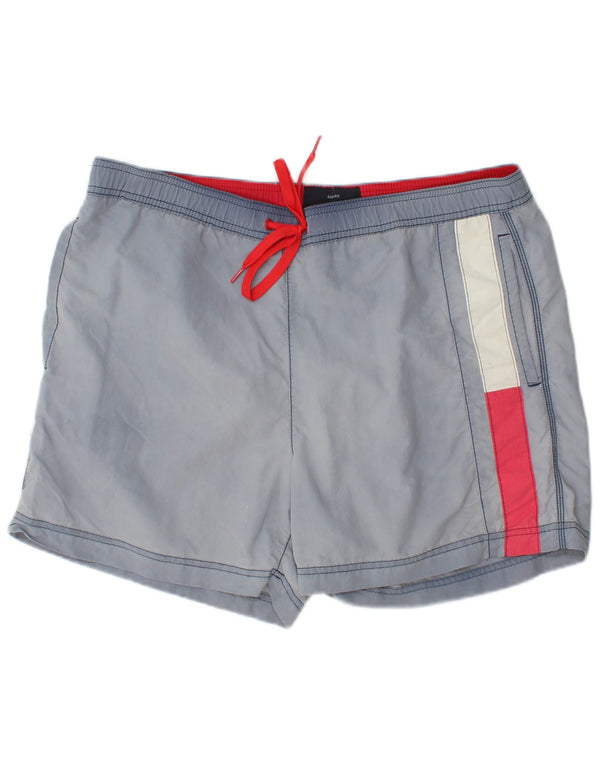 Tommy Hilfiger Herren Slim Fit Badeshorts XL Marineblau Farbblock