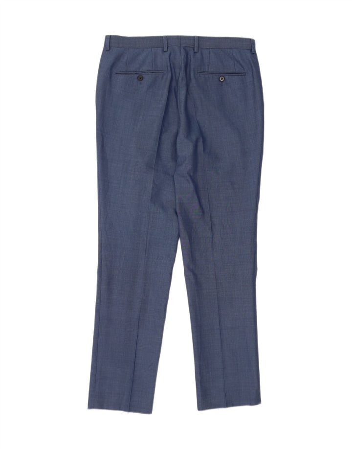 French Connection Slim-Anzughose für Herren, W32, L31, Blau, Polyester