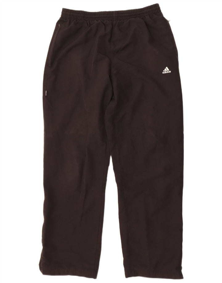 Adidas Herren-Trainingshose, groß, aus schwarzem Polyester