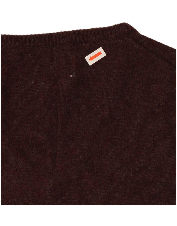 Marks & Spencer Herren-Weste, Tanktop, große braun gesprenkelte Wolle