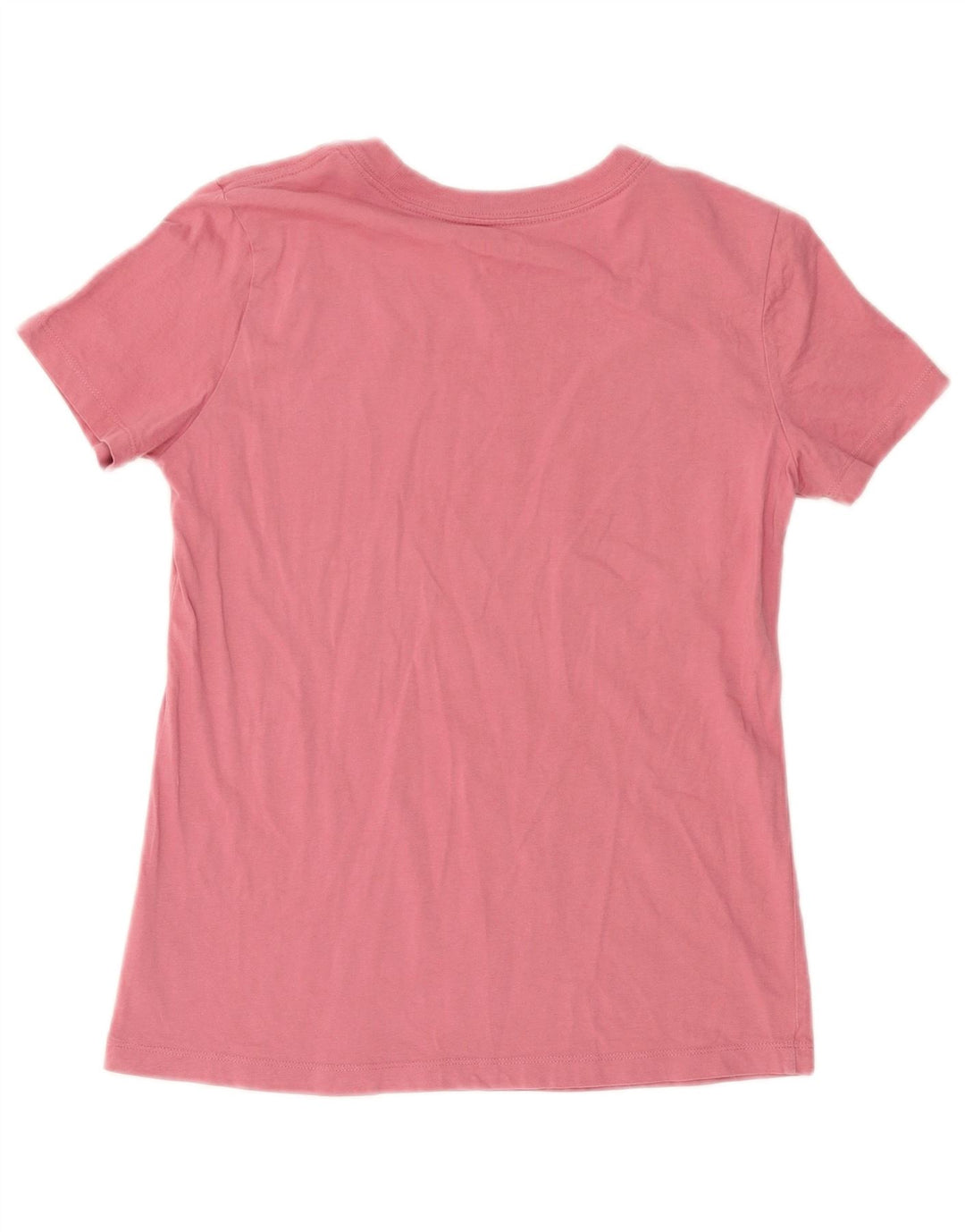 NIKE Damen Grafik-T-Shirt Top UK 10 Small Rosa Baumwolle