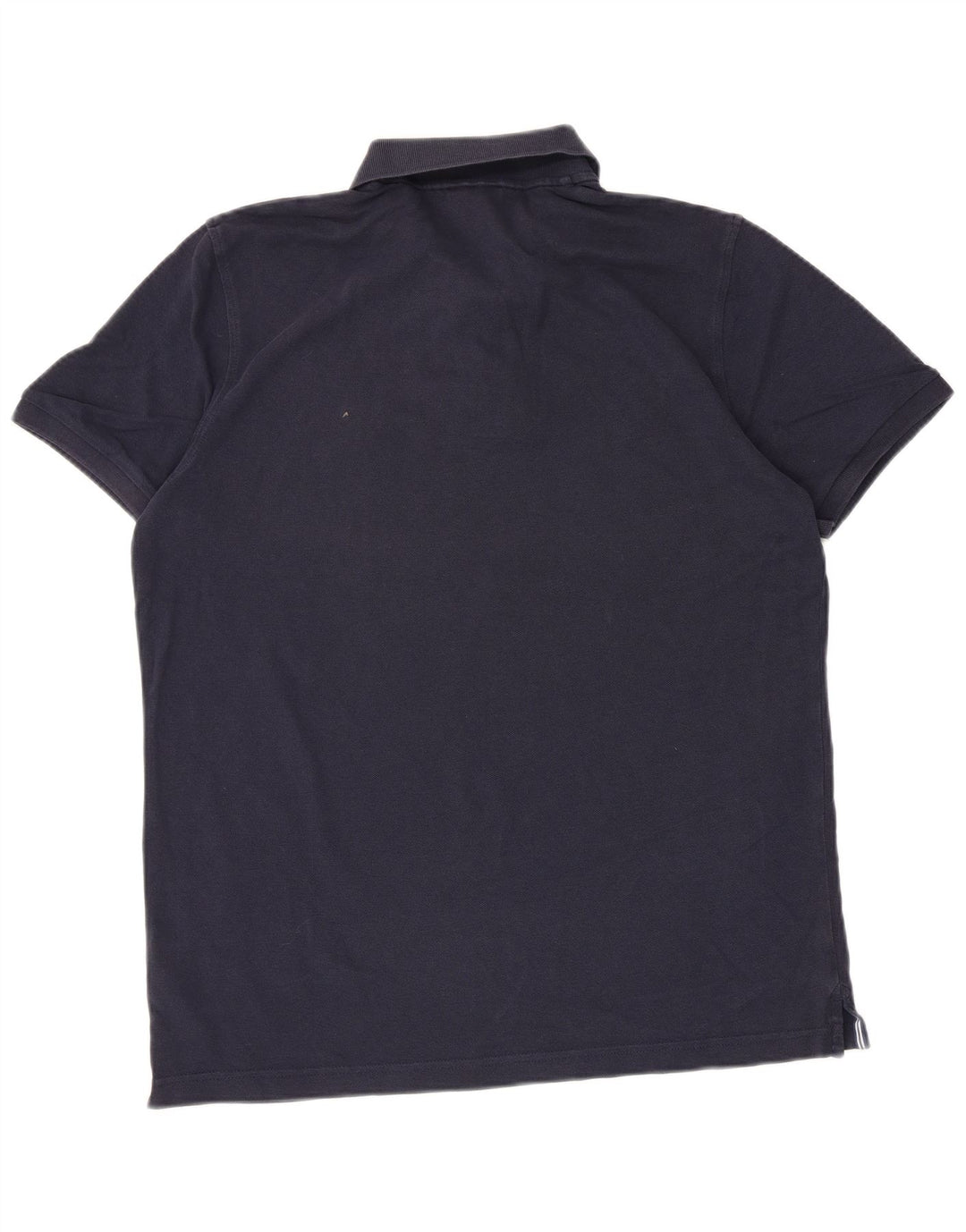 Gant Herren-Poloshirt aus mittelblauer, marineblauer Baumwolle