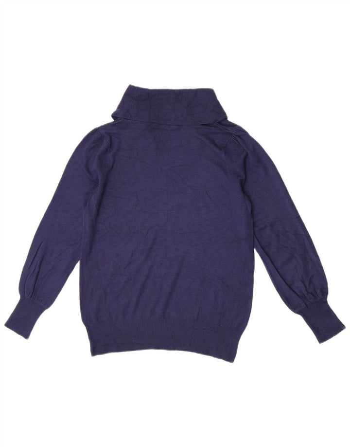 Marks & Spencer Rollkragenpullover für Damen, Gr. 10, Marineblau
