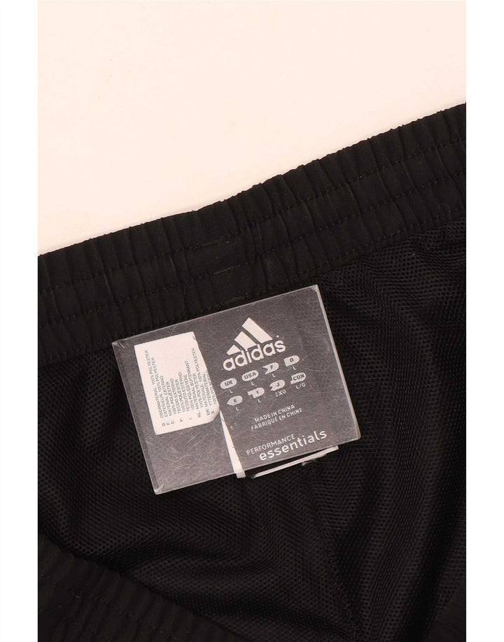 Adidas Herren Climalite Trainingshose, groß, aus schwarzem Polyester