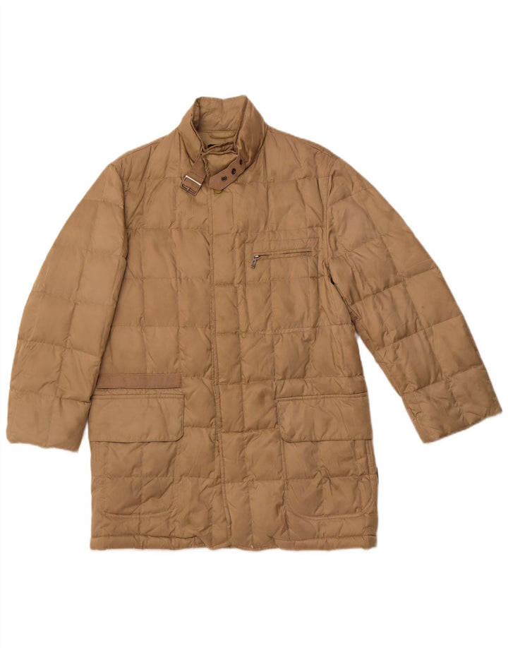 SERGIO TACCHINI Herren Wattierte Jacke UK 38 Medium Beige