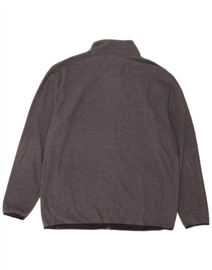 Calvin Klein Herren Fleecejacke UK 44 2XL Grau Polyester