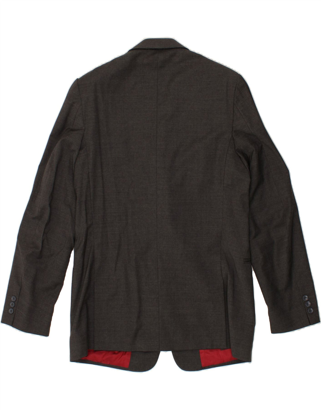 DOLCE & GABBANA 2-teiliger Herrenanzug mit 3 Knöpfen, UK 40, Größe L, W36, L34, graue Wolle