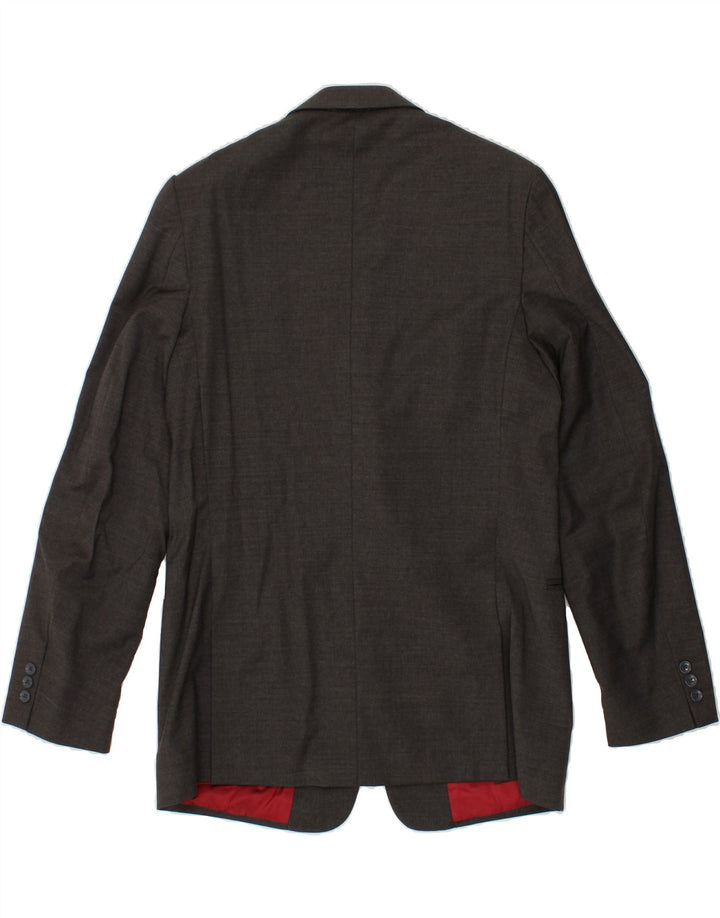 DOLCE & GABBANA 2-teiliger Herrenanzug mit 3 Knöpfen, UK 40, Größe L, W36, L34, graue Wolle