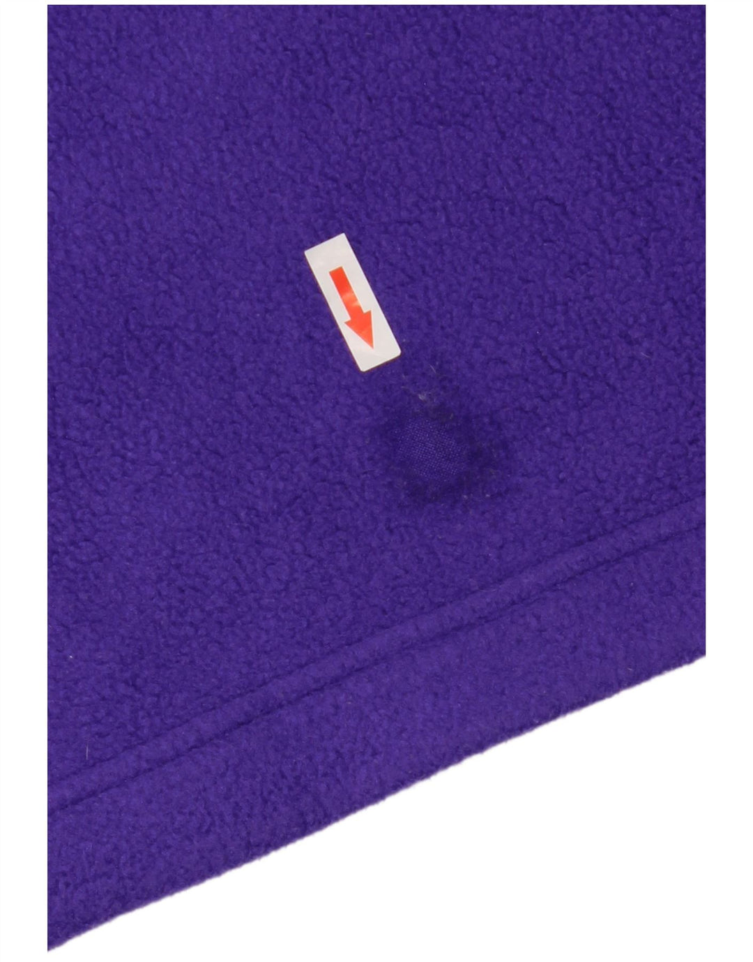 Cape Horn Herren-Fleecepullover mit Reißverschluss am Hals, mittelviolett, geometrisch