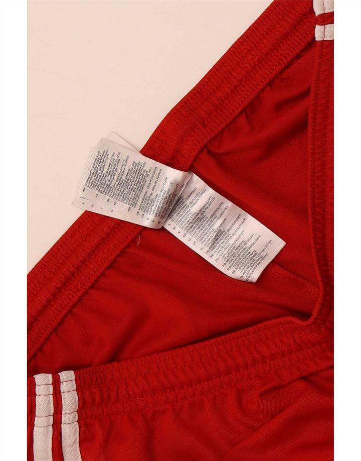 Adidas Herren Grafik Regular Sport Shorts Mittelrot Polyester Sport