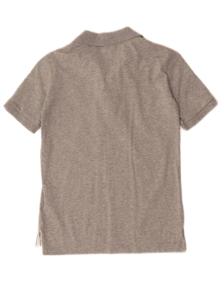 Nike Poloshirt für Jungen, 8–9 Jahre, Größe S, grau gefleckte Baumwolle