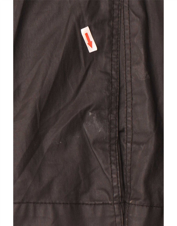 KHUJO Damen Trenchcoat UK 18 XL Schwarz Polyester