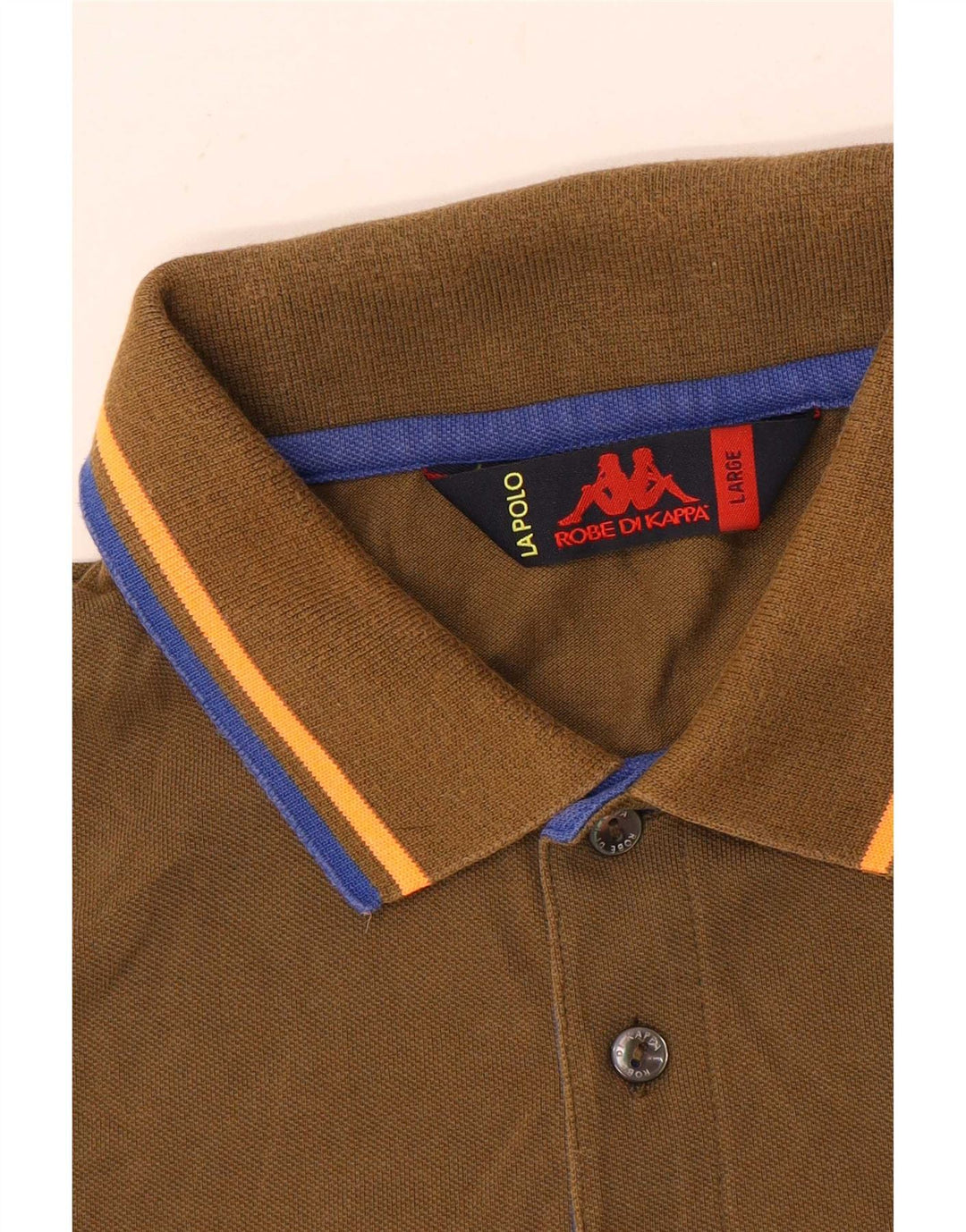 Kappa Herren Poloshirt Large Khaki