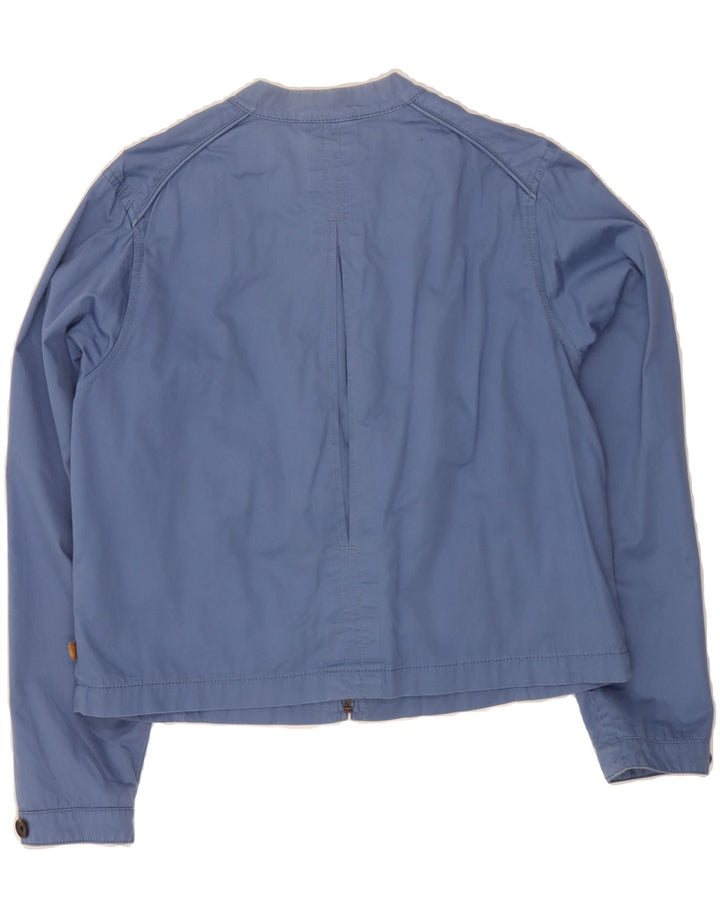 TIMBERLAND Womens Crop Bomber Jacket UK 18 XL Blue Vintage Timberland and Second-Hand Timberland from Messina Hembry 