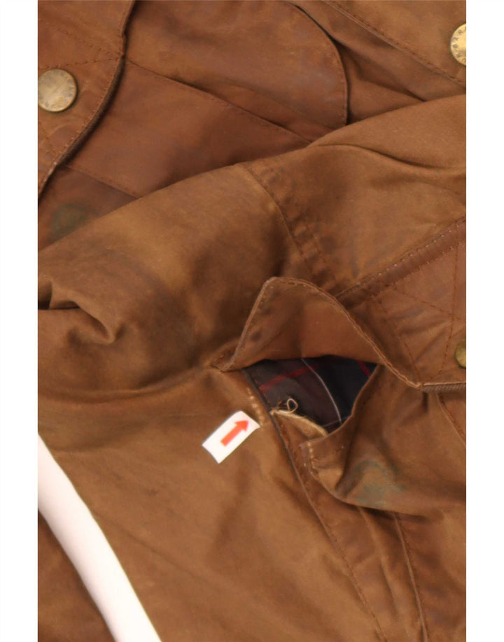 Barbour Herrenjacke aus gewachster Baumwolle, UK 38, Mittelbraun
