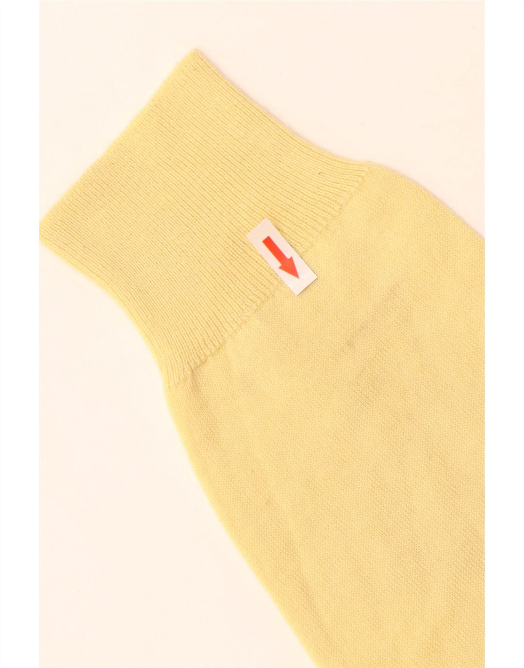 Vintage Herren V-Ausschnitt Pullover Pullover Große gelbe Schurwolle