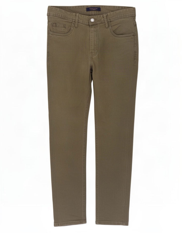 Zara Herren Slim Jeans EU 40 Medium W31 L28 Khaki