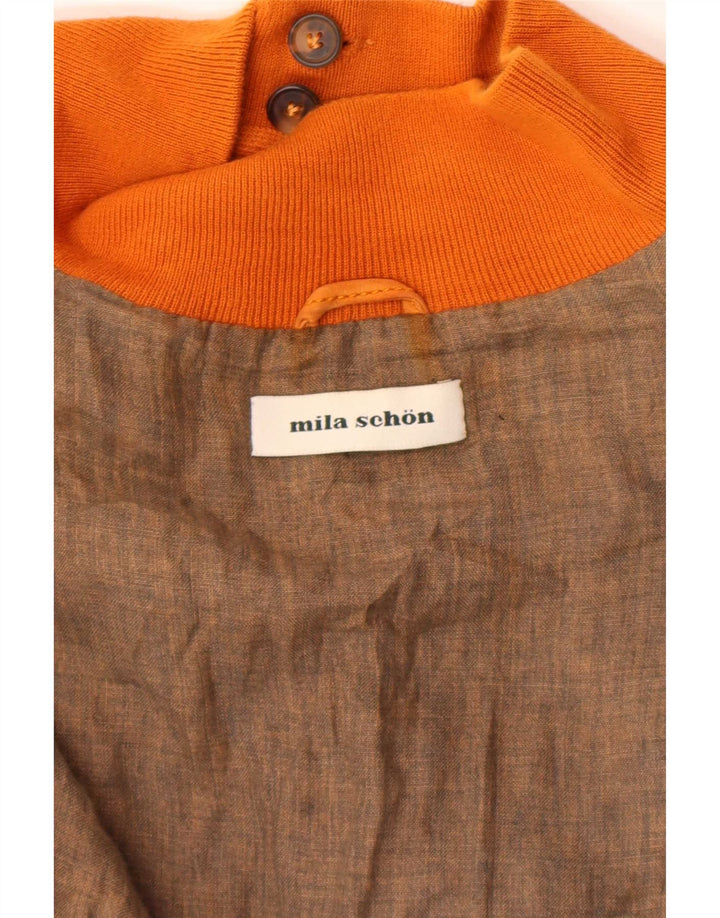 Mila Schon Herren Steppweste UK 38 Medium Orange