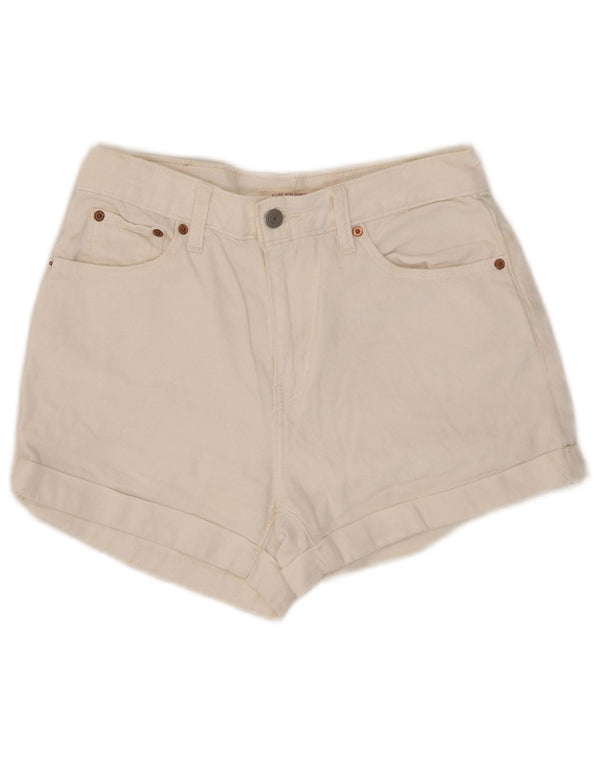 Levi's Damen Jeansshorts W27 Small Weiß