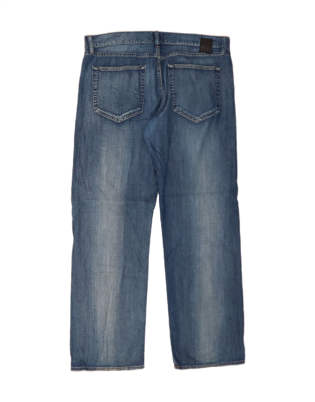 HUGO BOSS Womens Straight Jeans W36 L32 Blue Cotton Vintage Hugo Boss and Second-Hand Hugo Boss from Messina Hembry 